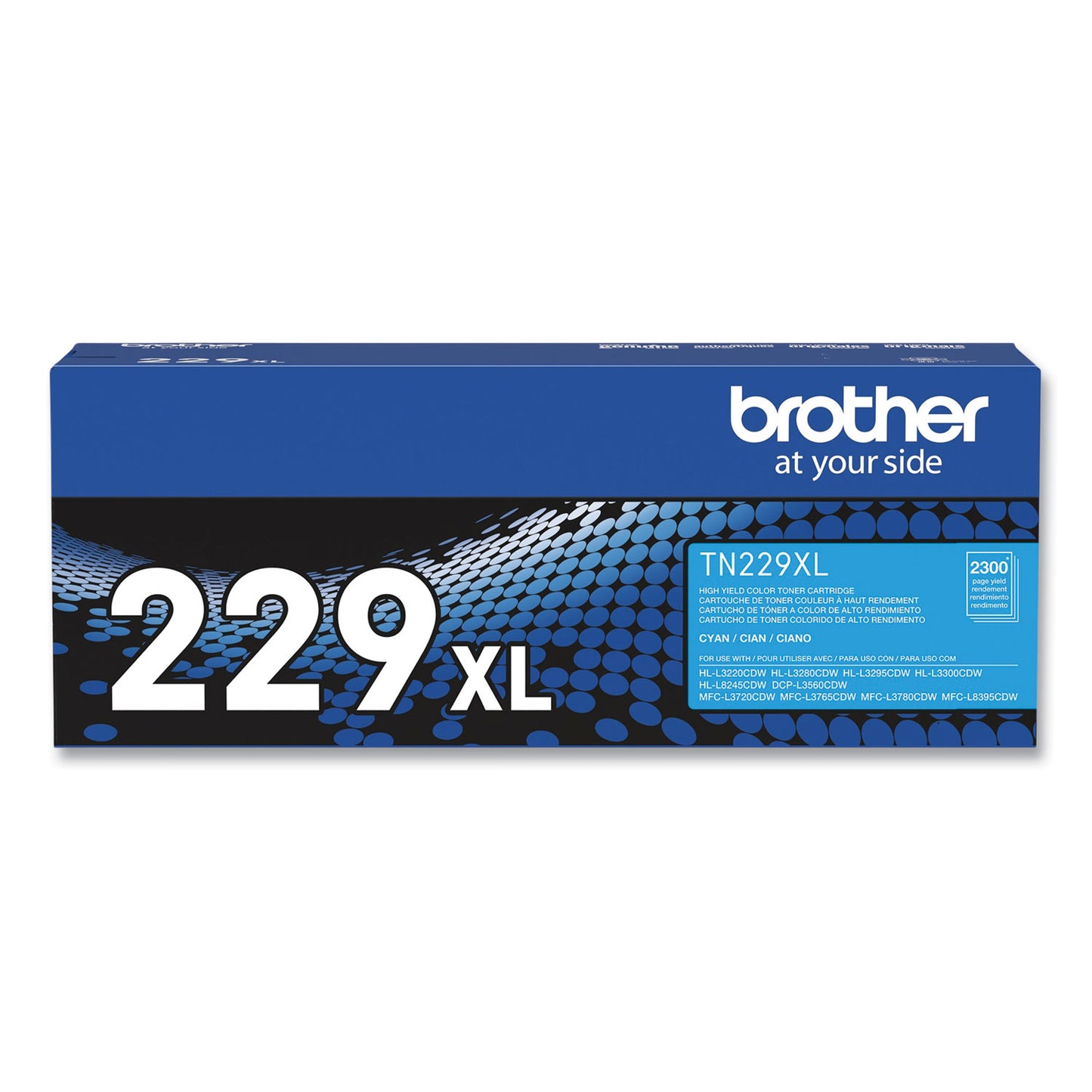 Brother TN229XLC High-Yield Toner, 2,300 Page-Yield, Cyan