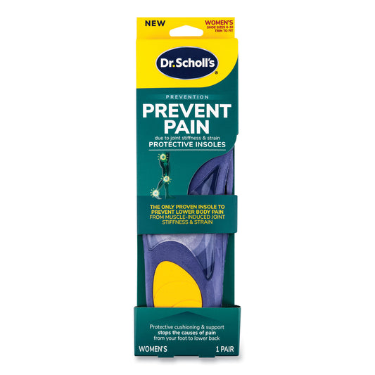 Dr. Scholl's Prevent Pain Protective Insoles for Women, Women's Size 6 to 10, Purple (00329)