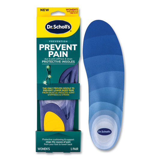 Dr. Scholl's Prevent Pain Protective Insoles for Women, Women's Size 6 to 10, Purple (00329)