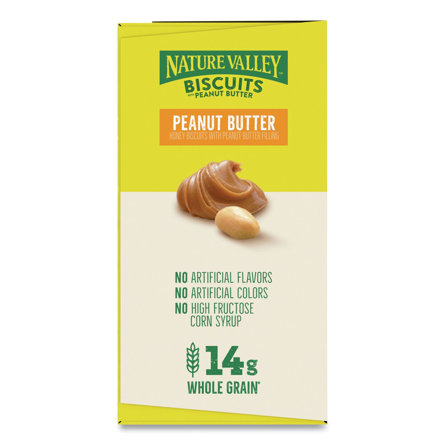 Nature Valley Biscuits, Peanut Butter, 1.35 oz Packet, 16/Box (SN47878)