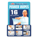 Mr. Clean Magic Eraser Sheets, 3.5 x 5.8, 0.03" Thick, White, 16 Sheets/Pack, 4 Packs/Carton (02515)