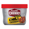 Campbells Chunky Chili with Beans, 15.25 oz Bowl, 8/Carton (35100009)