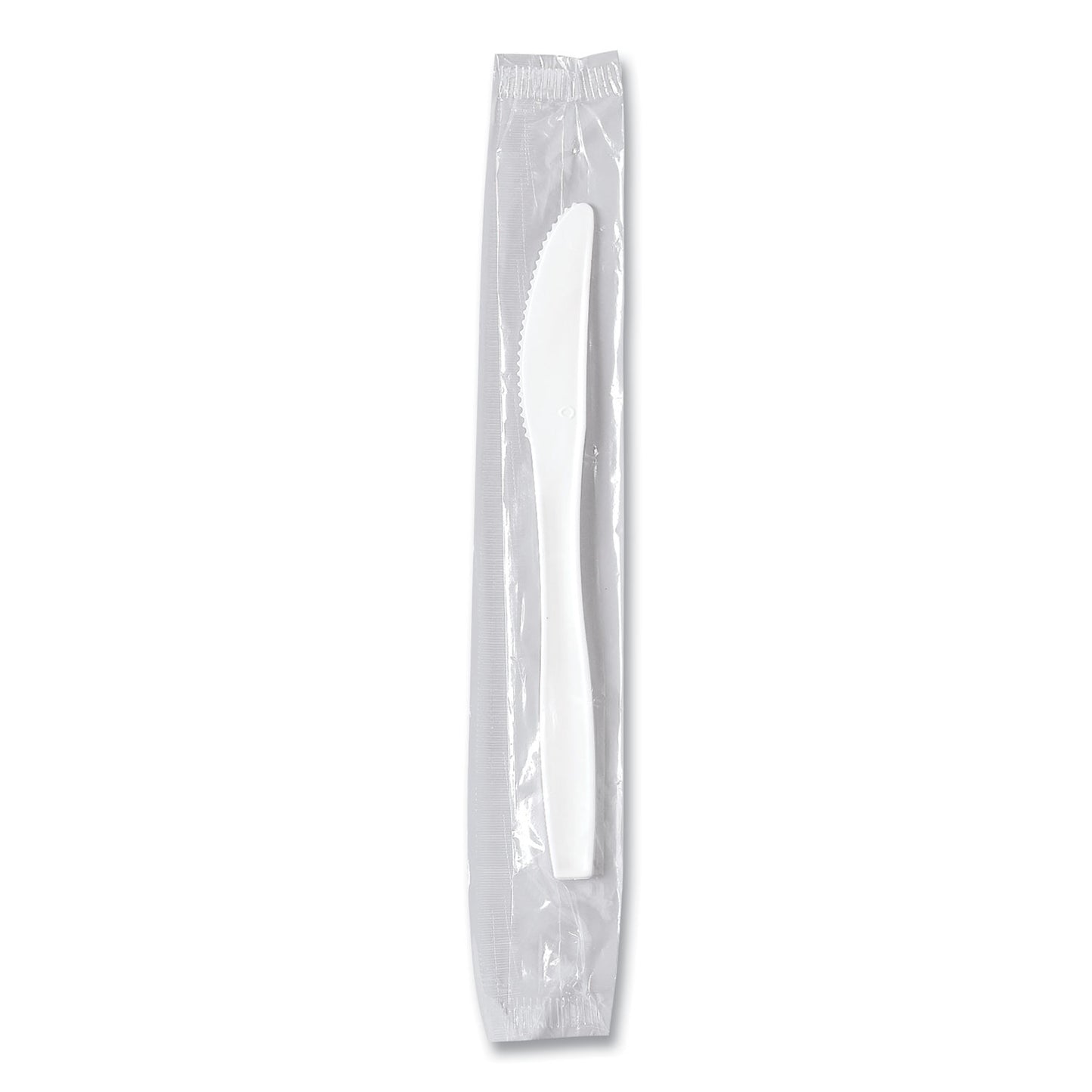 Regal Mediumweight Cutlery, Individually Wrapped, Knife, White, 1,000/carton