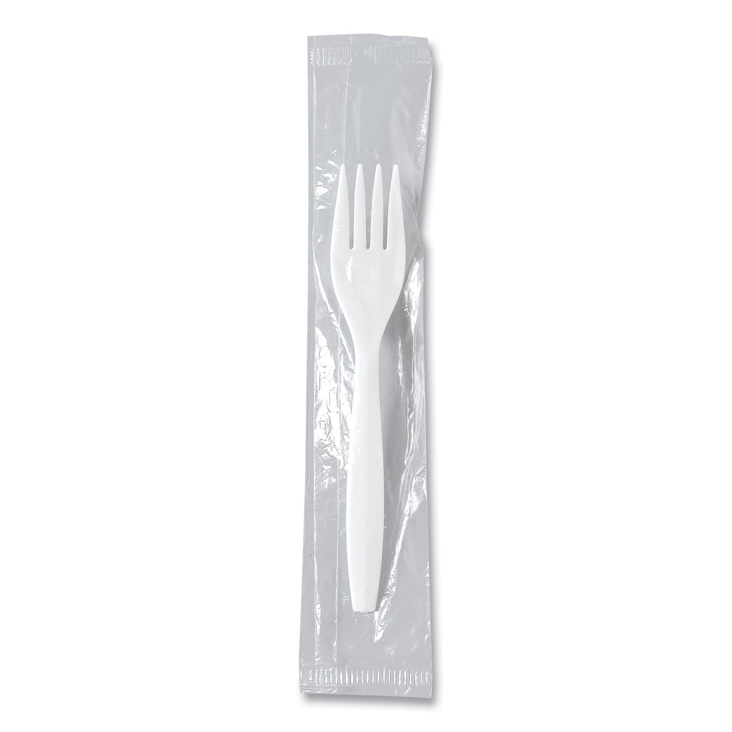 Regal Mediumweight Cutlery, Individually Wrapped, Fork, White, 1,000/carton