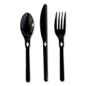 Fork WeGo Polystyrene, Fork, Black, 1000/Carton (54101101)