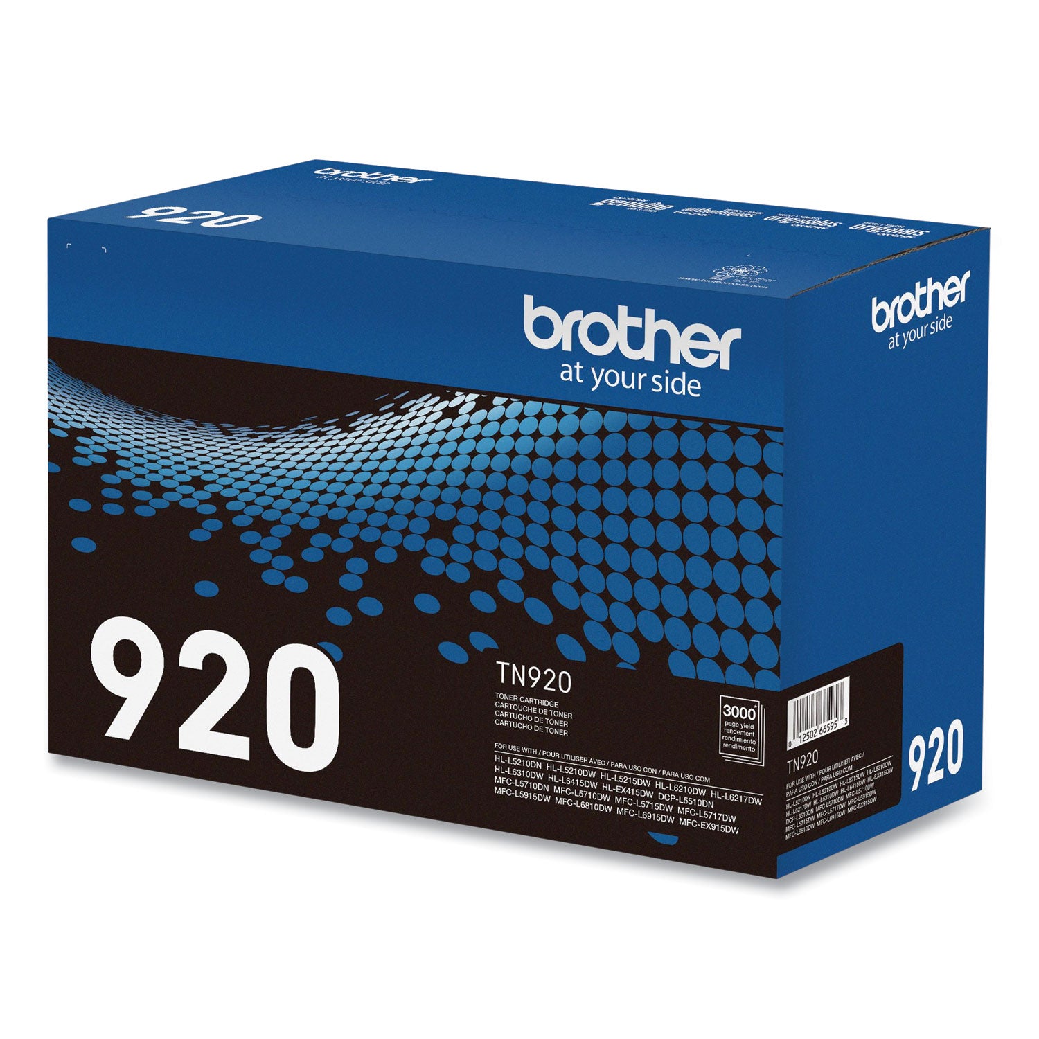 Brother TN920 Toner, 3,000 Page-Yield, Black