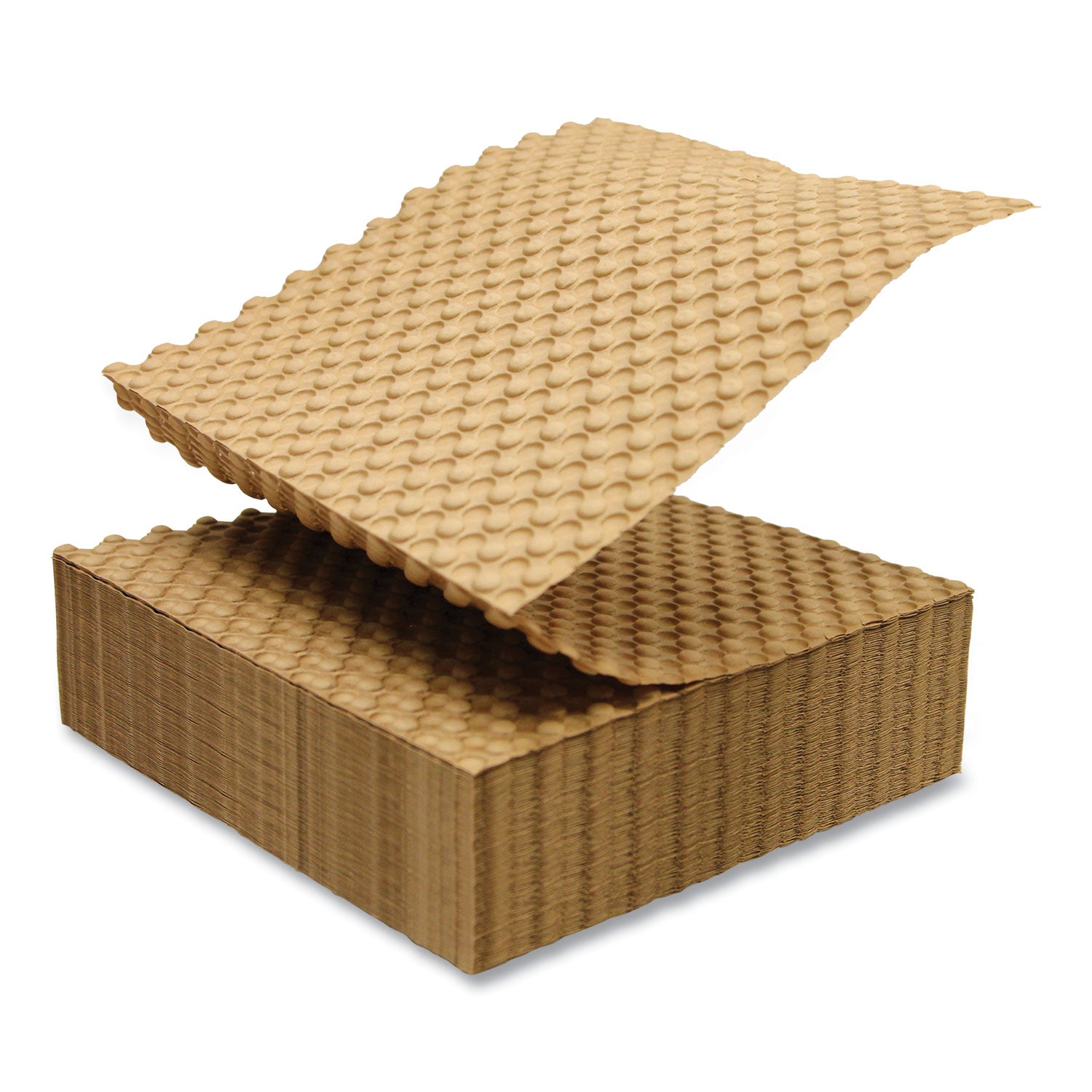 Elementree Bubble Paper, 12" x 250 ft, Perforated Every 12", Kraft, 250 Sheets/Carton (01913)