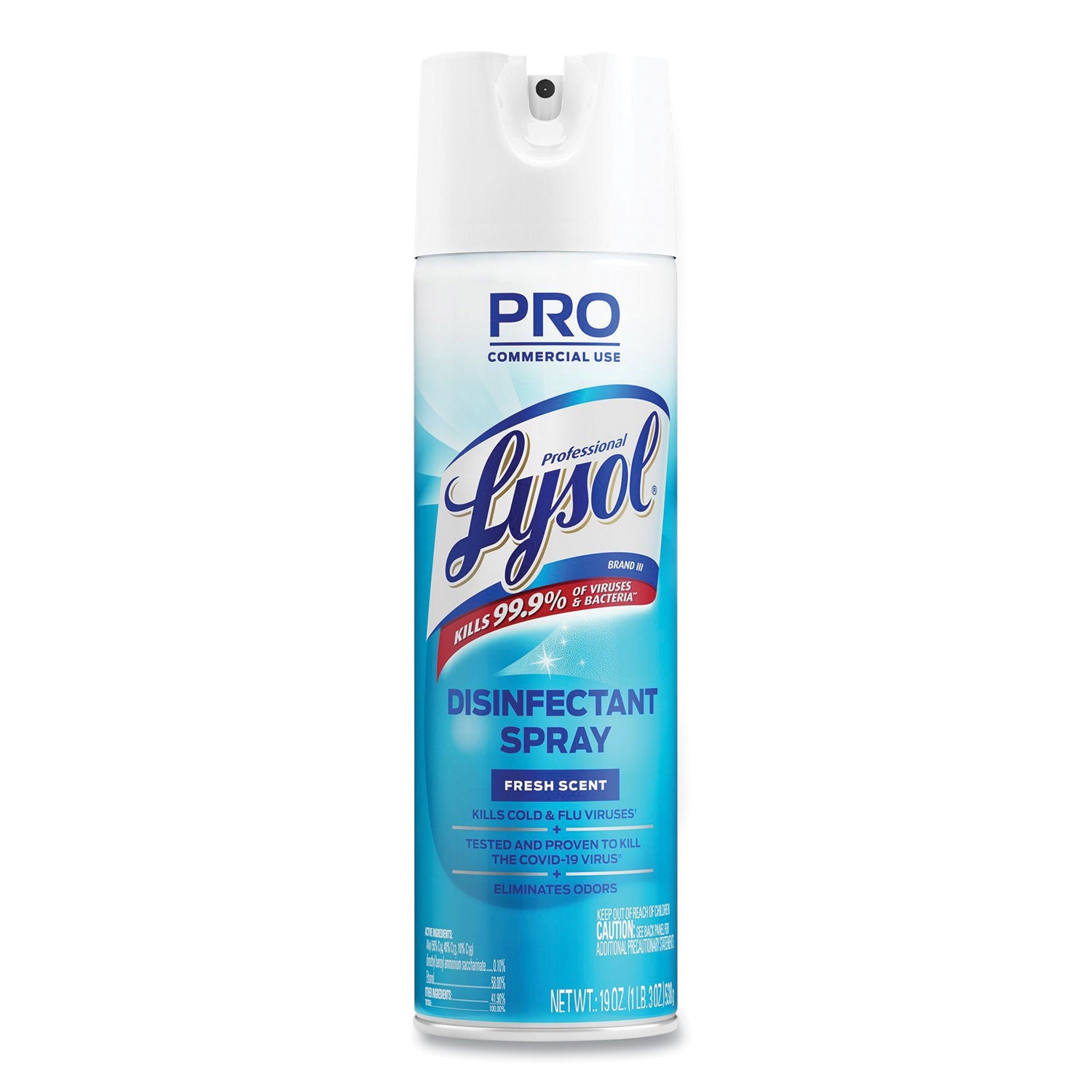 Lysol Disinfectant Spray, Fresh, 19 oz Aerosol Spray (04675EA)