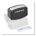 Universal Message Stamp, COMPLETED, Pre-Inked One-Color, Blue Ink (10044)