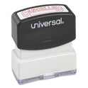 Universal Message Stamp, CANCELLED, Pre-Inked One-Color, Red (10045)