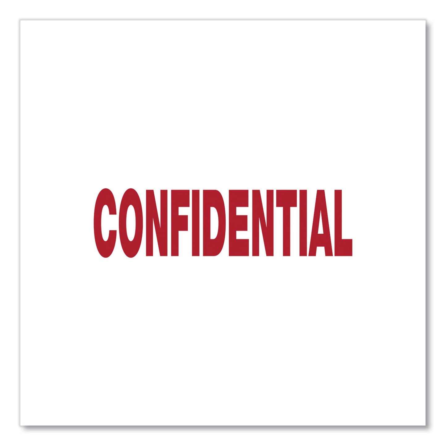 Universal Message Stamp, CONFIDENTIAL, Pre-Inked One-Color, Red (10046)