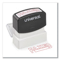 Universal Message Stamp, FAXED, Pre-Inked One-Color, Red (10054)