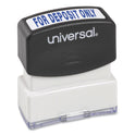 Universal Message Stamp, for DEPOSIT ONLY, Pre-Inked One-Color, Blue (10056)