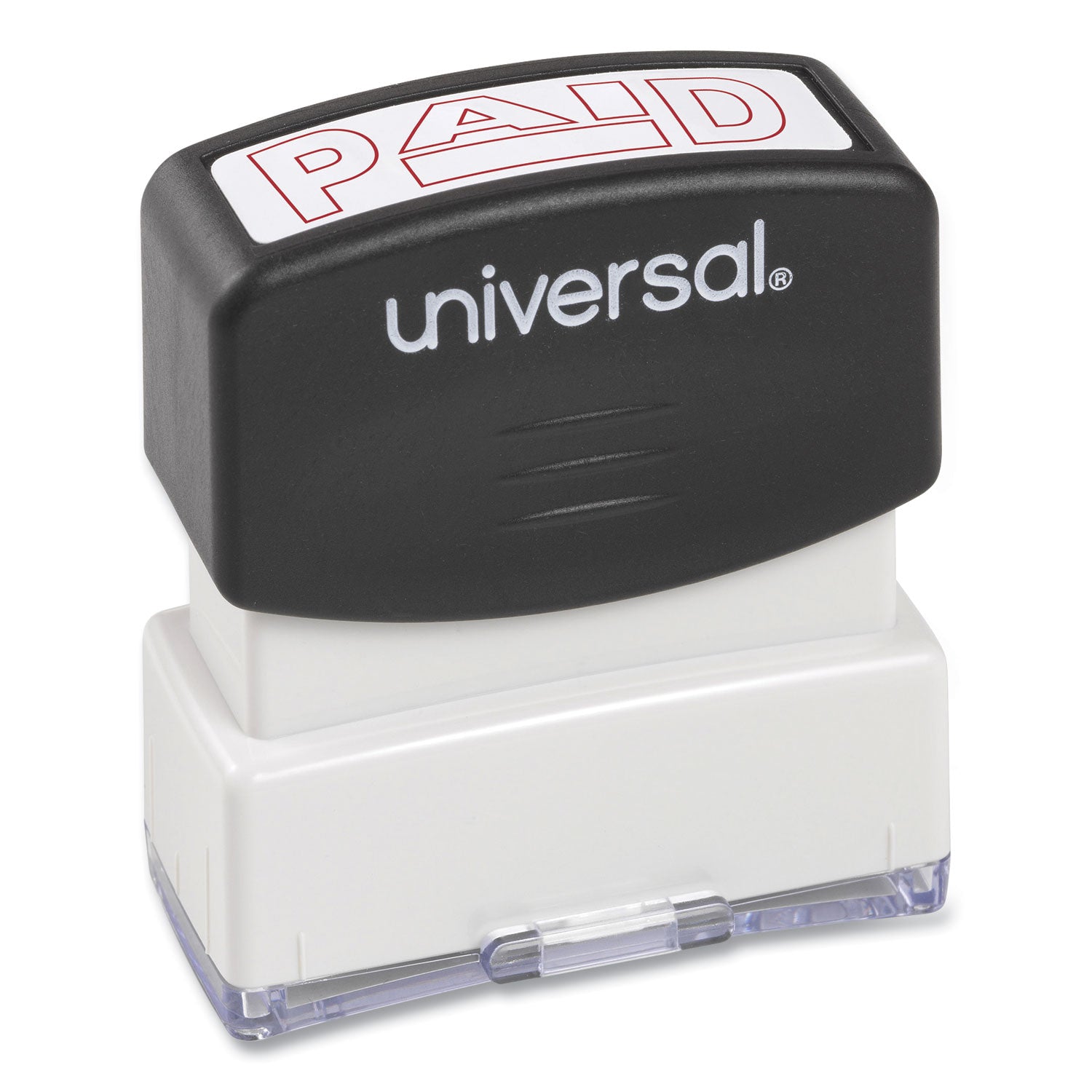 Universal Message Stamp, PAID, Pre-Inked One-Color, Red (10062)