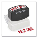 Universal Message Stamp, PAST DUE, Pre-Inked One-Color, Red (10063)