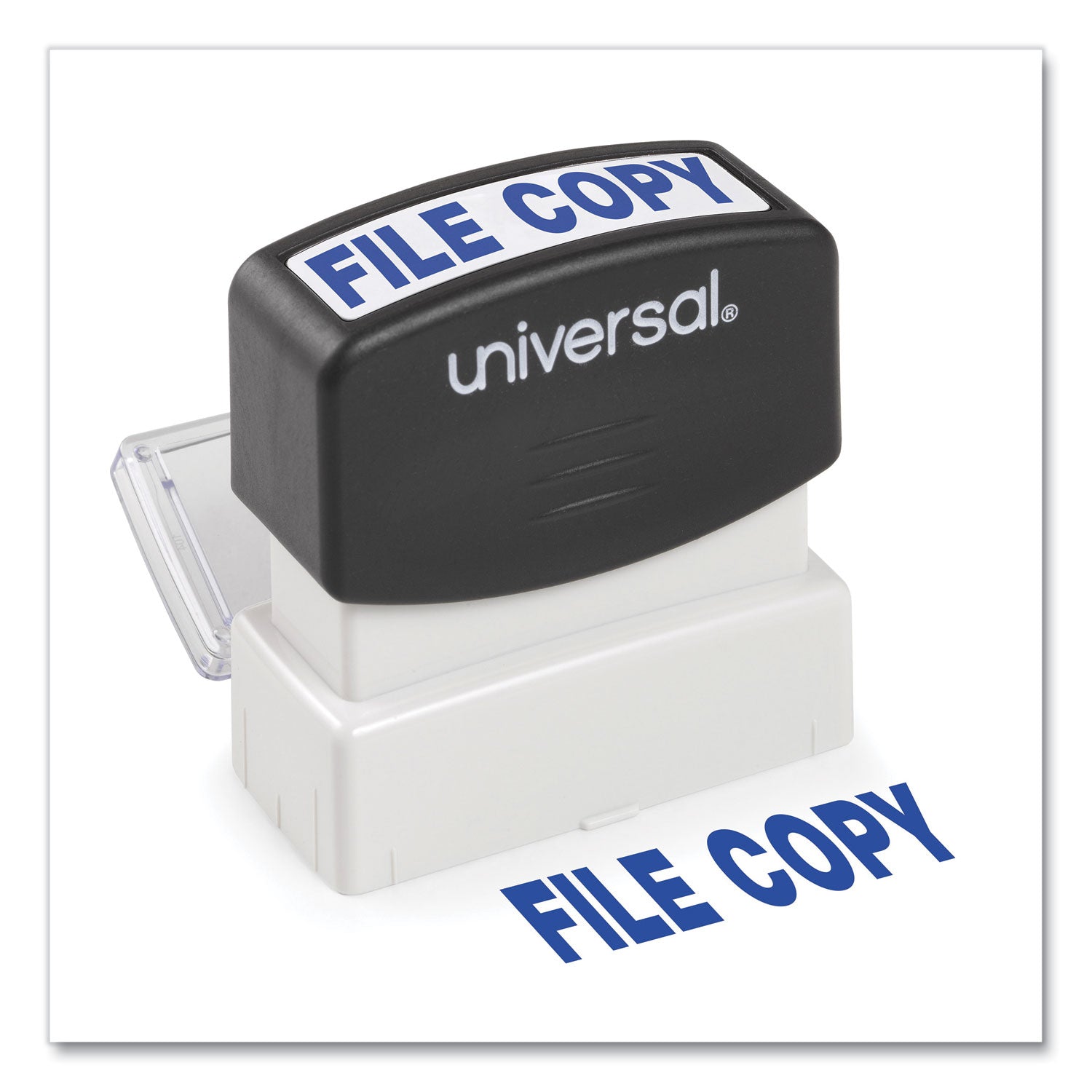 Universal Message Stamp, FILE COPY, Pre-Inked One-Color, Blue (10104)