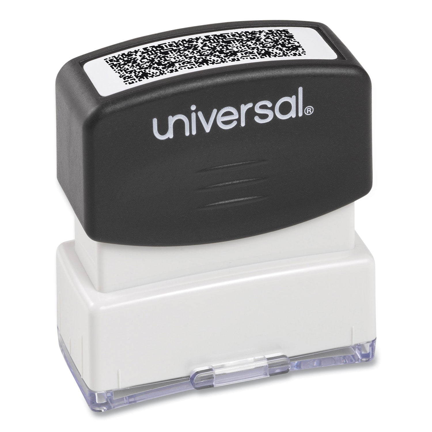 Universal Security Stamp, Obscures Area 1.69 x 0.56, Black (10136)