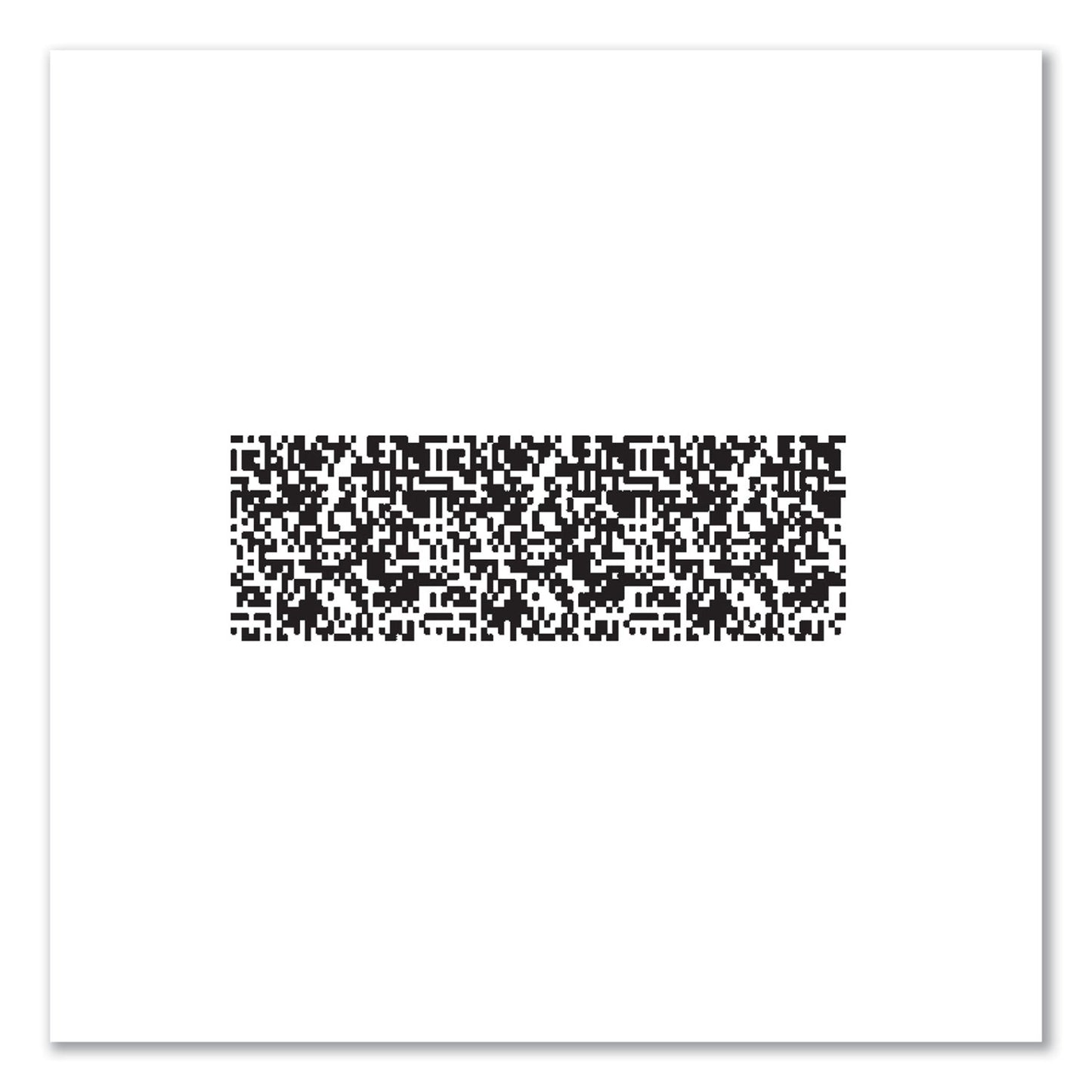 Universal Security Stamp, Obscures Area 1.69 x 0.56, Black (10136)