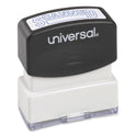 Universal Message Stamp, SCANNED, Pre-Inked One-Color, Blue (10157)