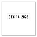 Trodat Printy Economy Date Stamp, Self-Inking, 1.63" x 0.38", Black (E4820)