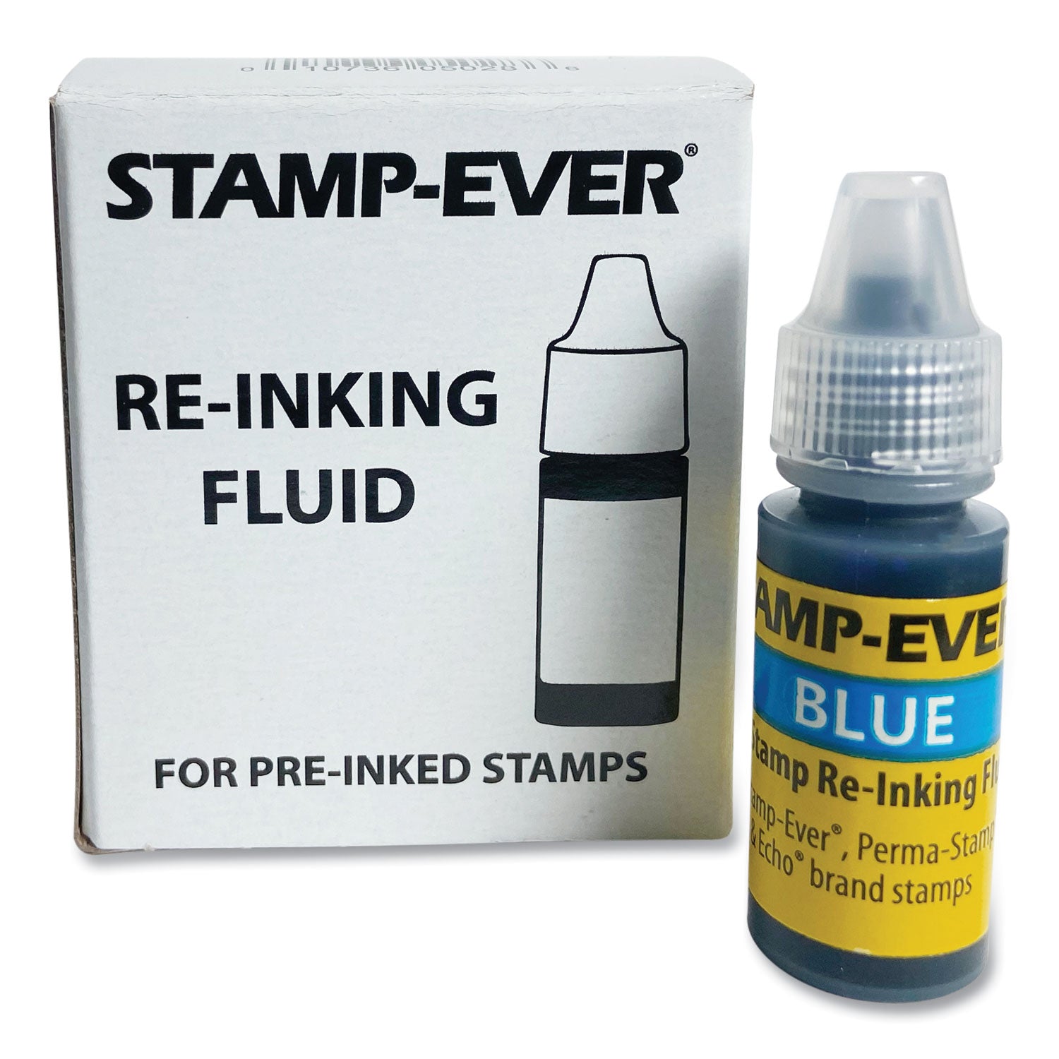 Trodat Refill Ink for Clik! and Universal Stamps, 7 mL Bottle, Blue (IB61)