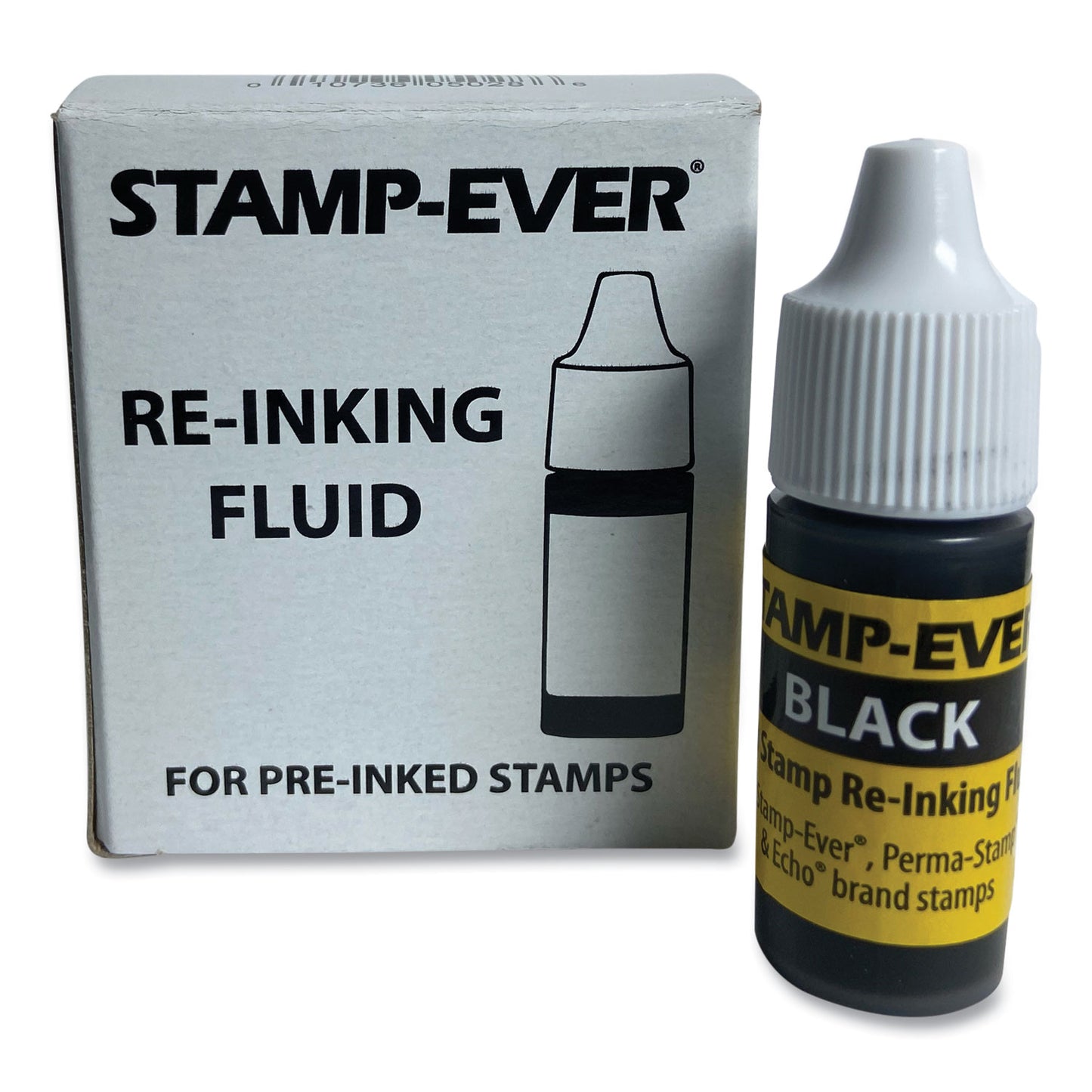 Trodat Refill Ink for Clik! and Universal Stamps, 7 mL Bottle, Black (IK60)