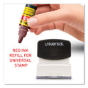 Trodat Refill Ink for Clik! and Universal Stamps, 7 mL Bottle, Red (IR62)