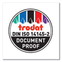 E4750 Printy Replacement Pad for Trodat Self-Inking Stamps, 1" x 1.63", Black (P4750BK)