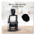 T5415 Professional Replacement Ink Pad for Trodat Custom Self-Inking Stamps, 1.75" Diameter, Black (P5415BK)