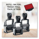 T5430 Professional Replacement Ink Pad for Trodat Custom Self-Inking Stamps, 1" x 1.63", Red (P5430RD)
