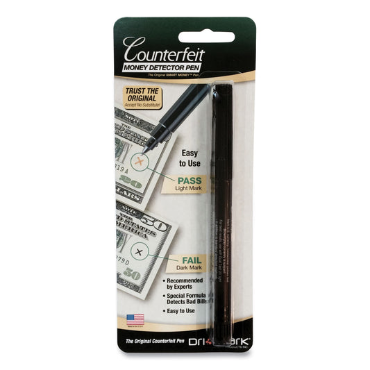 Dri Mark Smart Money Counterfeit Bill Detector Pen, U.S. Currency (351B1)