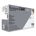 SemperCare Latex Examination Gloves, Cream, X-Large, 100/Box (SCLT105BX)