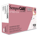 SemperCare Stretch Vinyl Examination Gloves, Cream, Medium, 100/Box, 10 Boxes/Carton (SCVNP103)