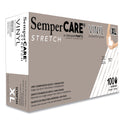 SemperCare Stretch Vinyl Examination Gloves, Cream, X-Large, 100/Box (SCVNP105BX)