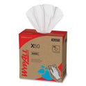 WypAll X50 Cloths, POP-UP Box, 12.5 x 9.1, White, 168/Box, 10 Boxes/Carton (83550)