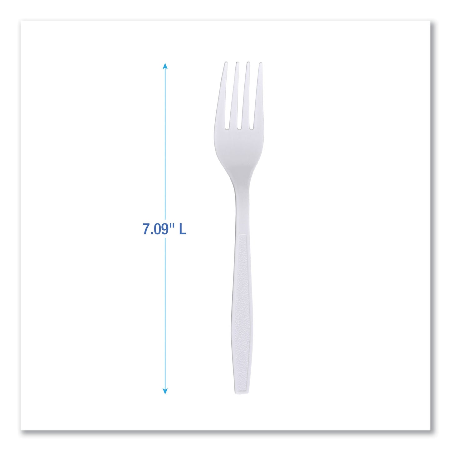 Boardwalk Heavyweight Wrapped Polypropylene Cutlery, Fork, White, 1,000/Carton (FORKHWPPWIW)