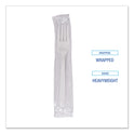 Boardwalk Heavyweight Wrapped Polypropylene Cutlery, Fork, White, 1,000/Carton (FORKHWPPWIW)