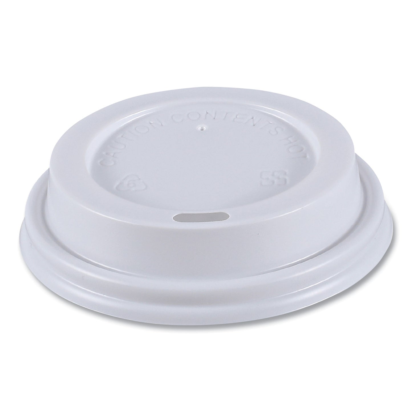 Boardwalk Hot Cup Lids, Fits 8 oz Hot Cups, White, 50/Sleeve, 20 Sleeves/Carton (HOTWH8)