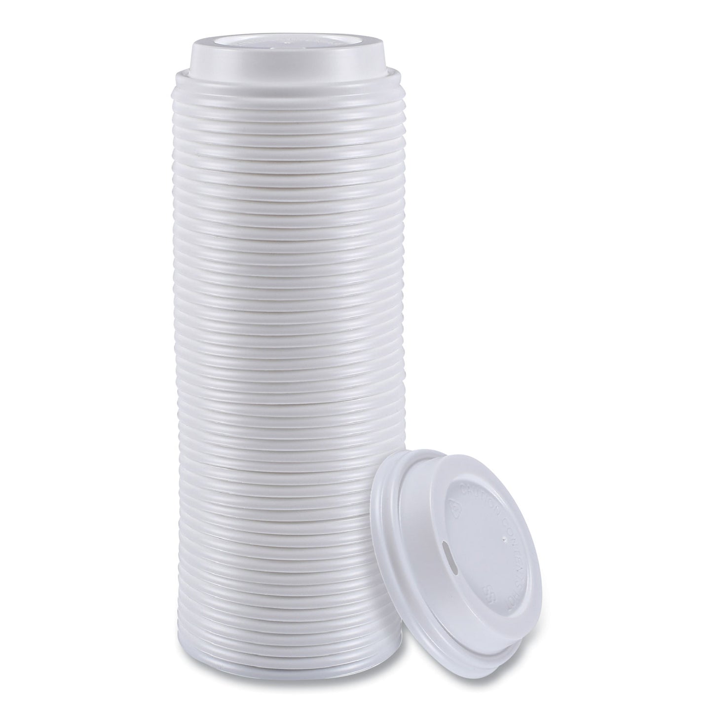 Boardwalk Hot Cup Lids, Fits 8 oz Hot Cups, White, 50/Sleeve, 20 Sleeves/Carton (HOTWH8)