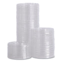 Boardwalk PET Cold Cup Lids, Fits 14 oz to 24 oz Plastic Cups, Clear, 100/Sleeve, 10 Sleeves/Carton (PETSTRAW)