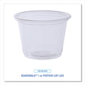 Boardwalk Souffle/Portion Cups, 1 oz, Polypropylene, Clear, 20 Cups/Sleeve, 125 Sleeves/Carton (PRTN1TS)