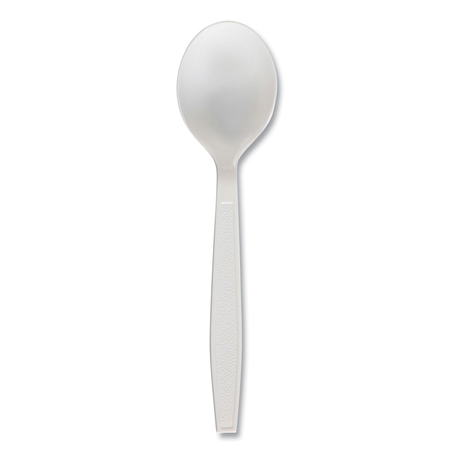 Boardwalk Heavyweight Polypropylene Cutlery, Soup Spoon, White, 1000/Carton (SOUPHWPPWH)