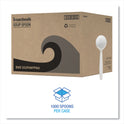 Boardwalk Heavyweight Polypropylene Cutlery, Soup Spoon, White, 1000/Carton (SOUPHWPPWH)