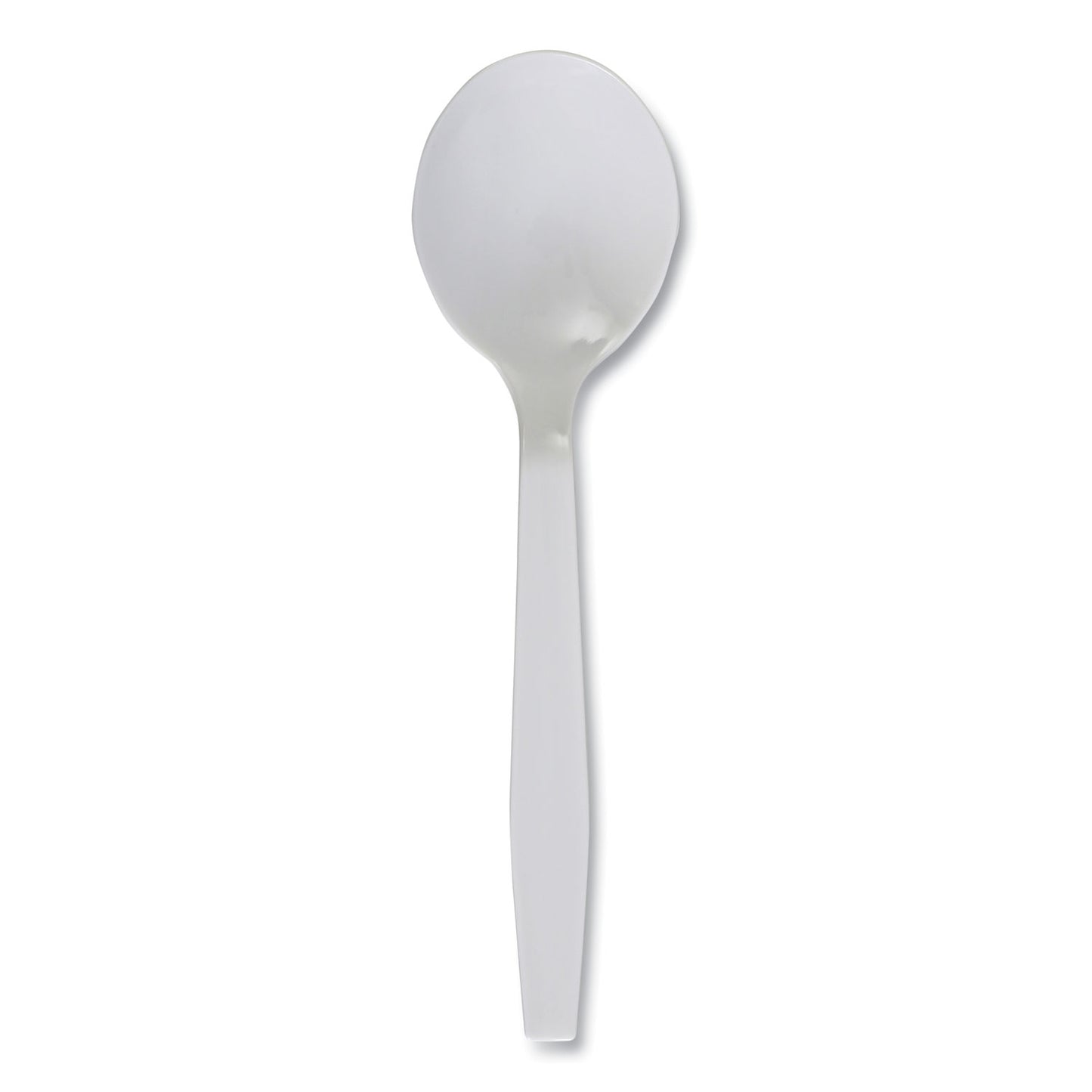 Boardwalk Mediumweight Polystyrene Cutlery, Soup Spoon, White, 1,000/Carton