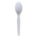 Boardwalk Mediumweight Polystyrene Cutlery, Teaspoon, White, 100/Box (SPOONMWPSBX)