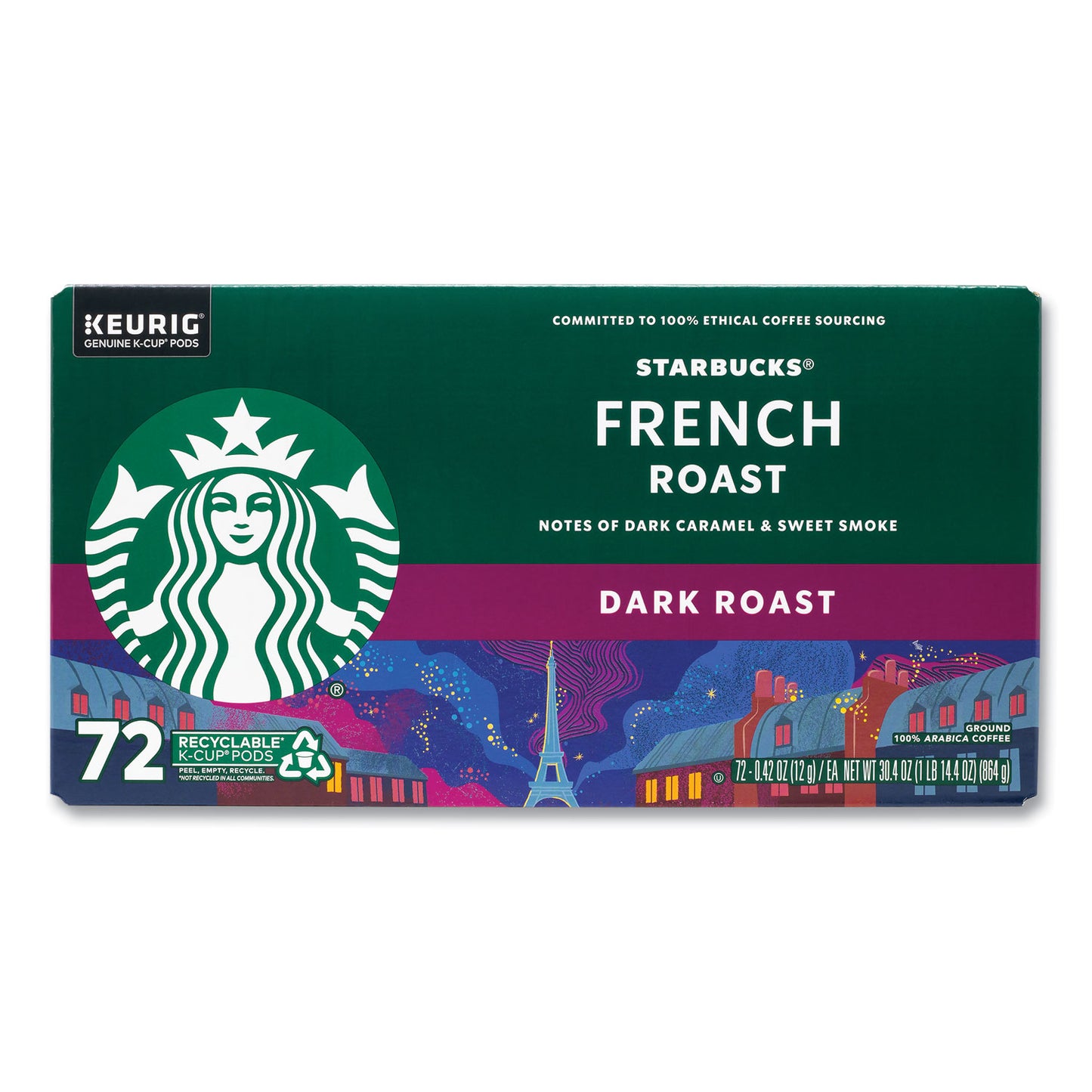 Starbucks French Roast K-Cups, 72/Carton (22002159)