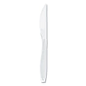 SOLO Impress Heavyweight Full-Length Polystyrene Cutlery, Knife, White, 100/Box, 10 Boxes/Carton (HSWKX0007)