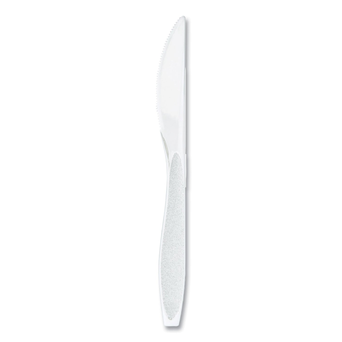 SOLO Impress Heavyweight Full-Length Polystyrene Cutlery, Knife, White, 100/Box, 10 Boxes/Carton (HSWKX0007)