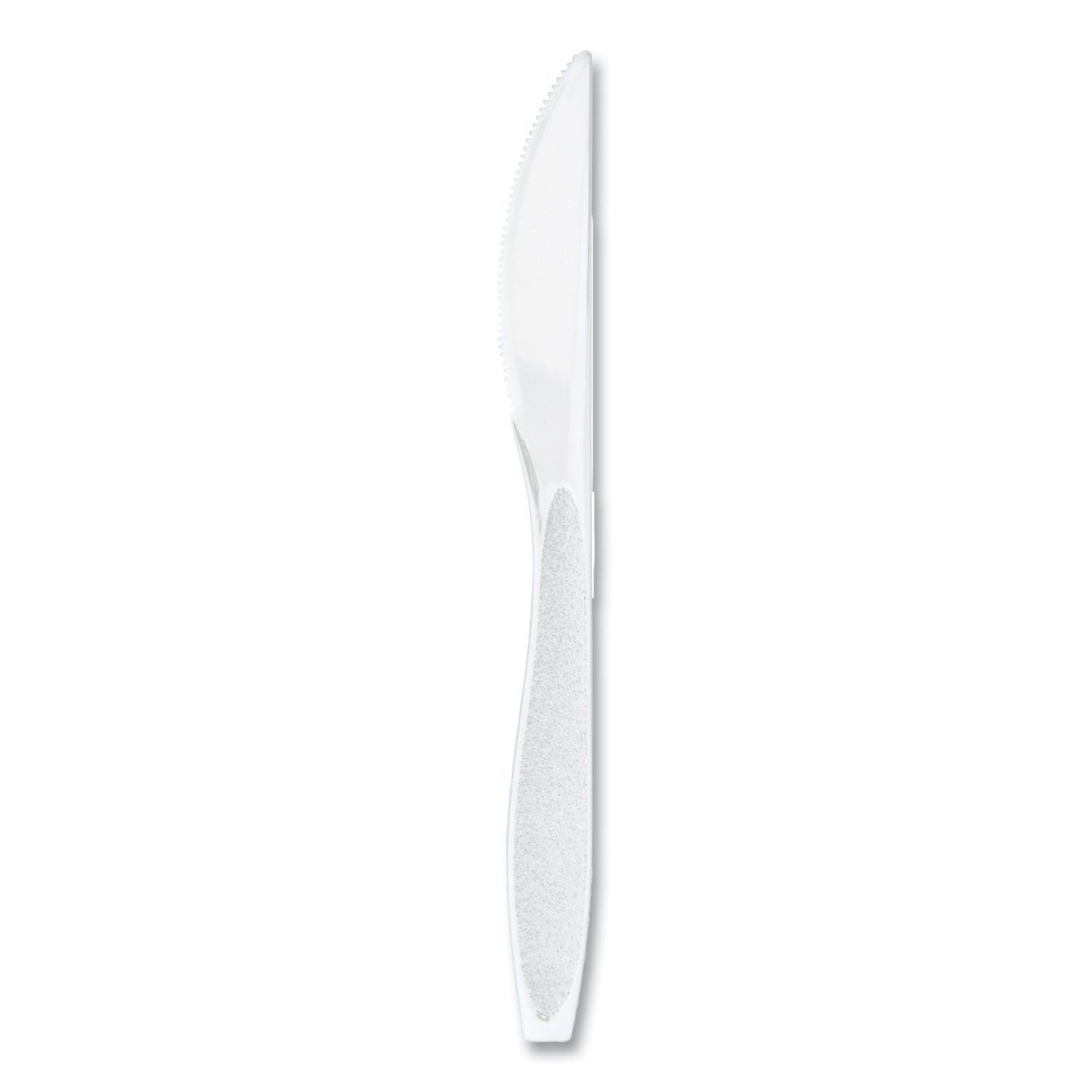 SOLO Impress Heavyweight Full-Length Polystyrene Cutlery, Knife, White, 100/Box, 10 Boxes/Carton (HSWKX0007)