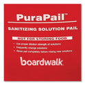 Boardwalk PuraPail, 6 qt, Polypropylene, Red/White (6QTREDBKT)